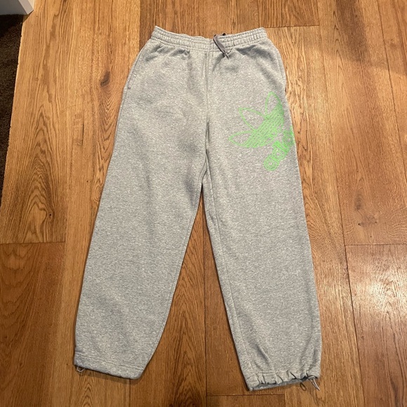 adidas Pants Adidas Mens Gray Sweatpants W Green Logo M Poshmark